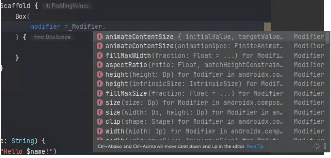 Modifiers Compose